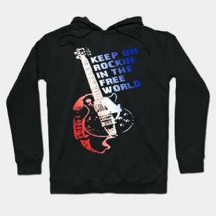 Guitar Keep On Rockin In The Free World Hoodie